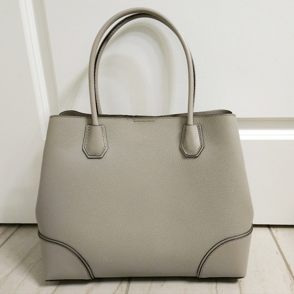 NWOT Michael Kors Mercer Gallery Large Leather Satchel Handbag - Picture 3 of 7